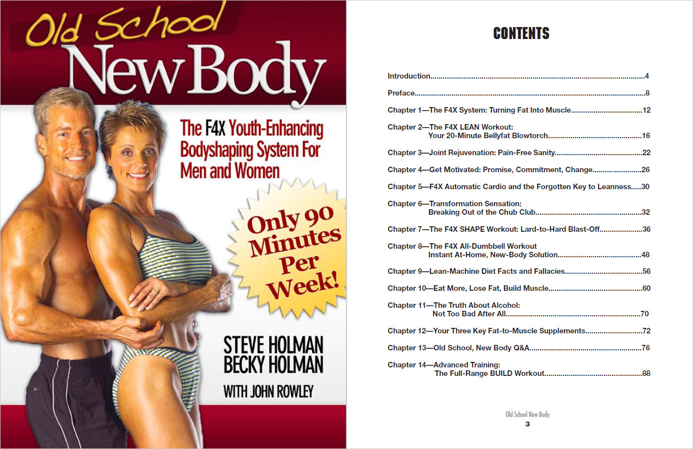 The Old School New Body Table Of Contents