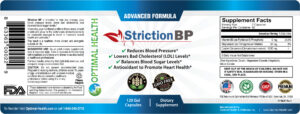 StrictionBP Ingredients