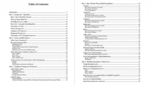 The Bone Density Solution Table Of Contents