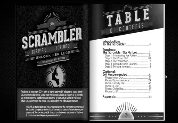 Unlock The Scrambler Table Of Contents