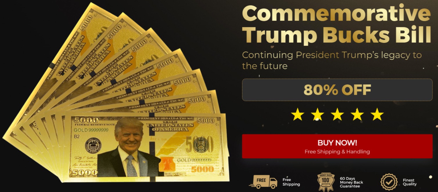 Buy Trump $5000 Bucks Bills