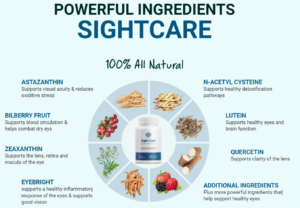 Sight Care Ingredients Label