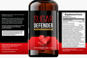 Sugar Defender Ingredients Label